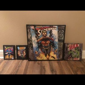 DC MARVEL canvas wall art